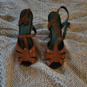 Brown Strappy Sandals